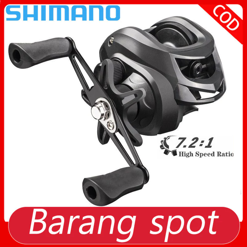 旋轉卷線器 Shimano 卷線器 baitcasting Reelel 釣魚線輪 Casting 7.2:1 拋餌卷線