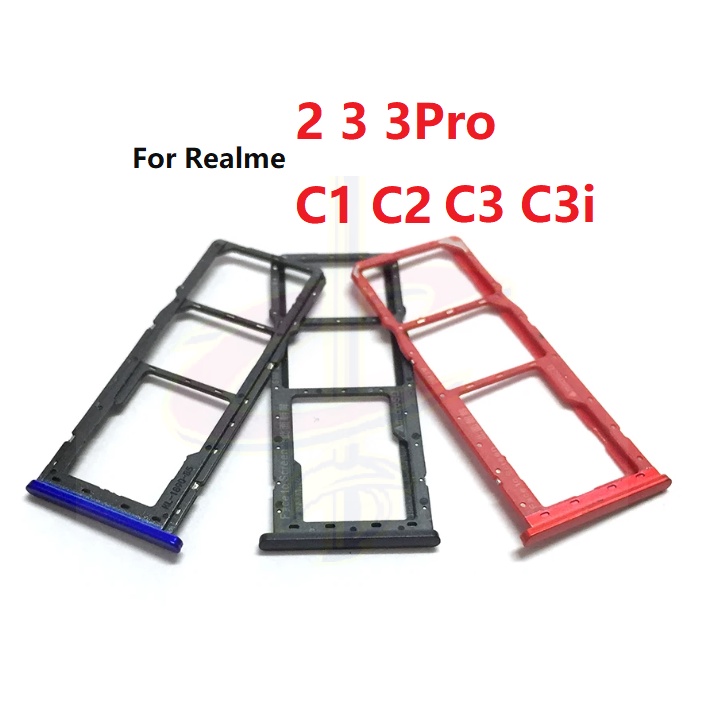 用於 Realme 3 Pro 2 C1 C2 C3 C3i sim 卡插槽支架的 sim 托盤