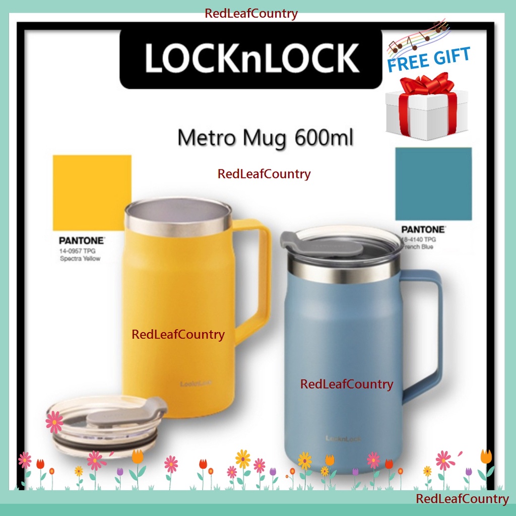 【locknlock】新品】正品 Metro 多彩咖啡茶几馬克杯保溫瓶 600ml Venti 尺寸杯新版大小鎖 LHC