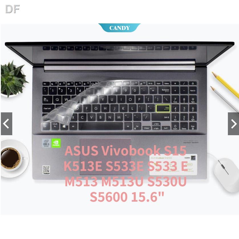 15.6 英寸筆記本電腦鍵盤保護套適用於華碩 Vivobook S15 K513E S533E S533 E M513