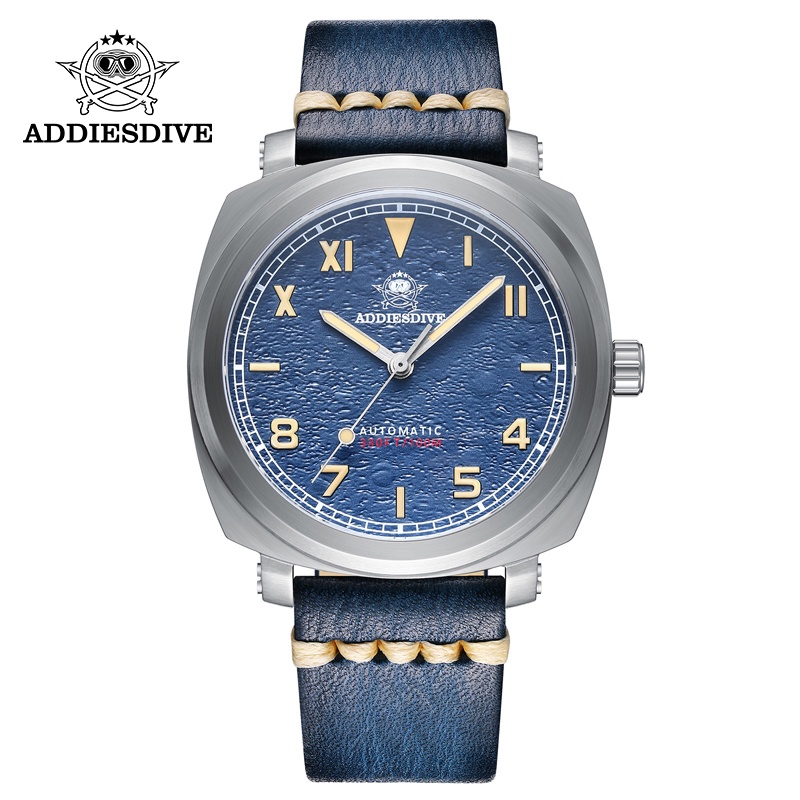 Addiesdive AD2119 男士自動鋼表綠色夜光錶盤藍寶石玻璃 100M 防水 NH35 機械表手錶