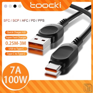 SAMSUNG XIAOMI Toocki 100W USB C 型電纜快速充電電纜 100W C 型到 C 型電纜,適