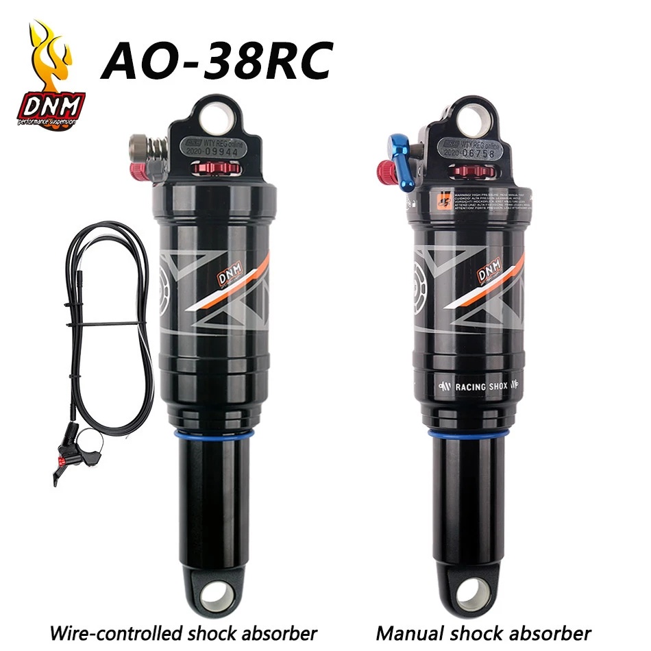 Dnm AO-38RC 空氣後避震氣壓可調 165mm 190mm 200mm 折疊自行車山地自行車自行車後避震器