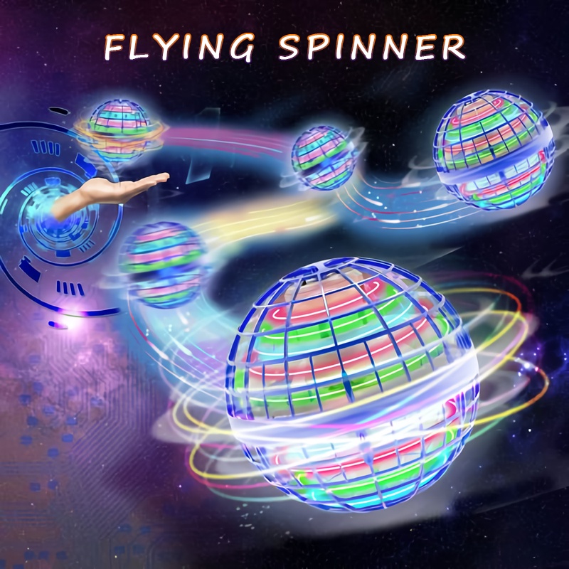 Flynova Pro 飛球新概念旋轉魔術飛行陀螺 RGB 燈球兒童玩俱生日節日禮物