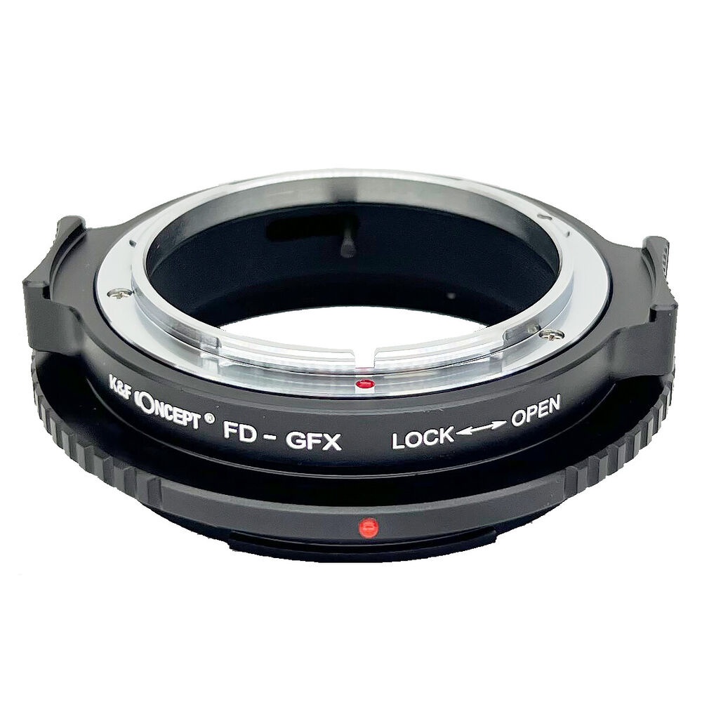 K&amp;f 概念鏡頭適配器適用於佳能 FD 鏡頭到富士 GFX 中型 100S 50sII