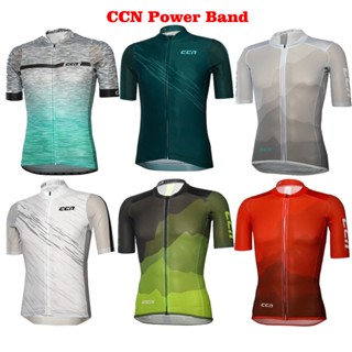 Ccn Powerband 短袖騎行服騎行服男士夏季山地自行車登山車騎行上衣速乾