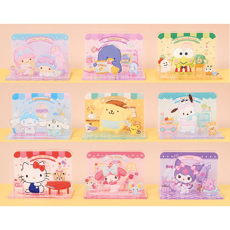 三麗鷗 Sanrio My Stand 亞克力公仔系列套裝 Kuromi My Melody