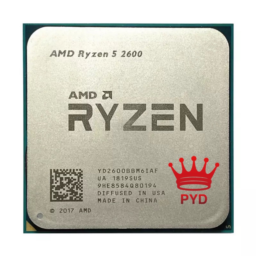 【現貨速發】二手AMD銳龍5 2600 R5 2600 3.4GHz六核十二核65W CPU處理器YD2600BBM6I