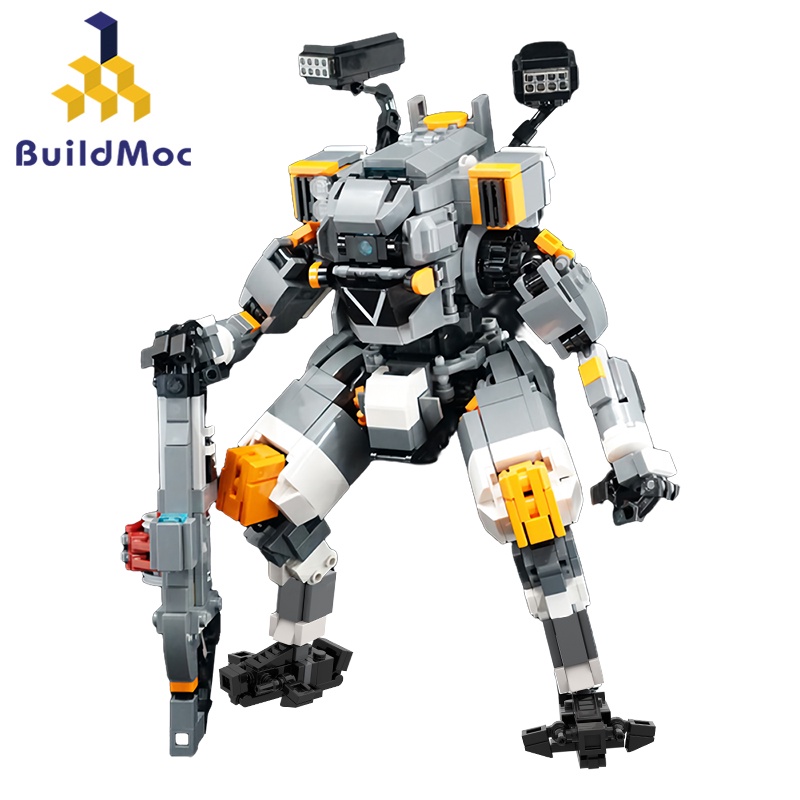 BuildMOC泰坦隕落周邊先鋒級泰坦FS-1041機器人拼裝積木玩具模型993PCS  MOC积木
