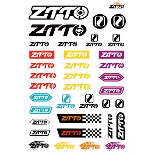 Ztto 36PCS 貼紙套裝 MTB 公路自行車公路車貼紙高品質標籤紙適用於山地自行車登山車警告貼紙套裝 4PCS