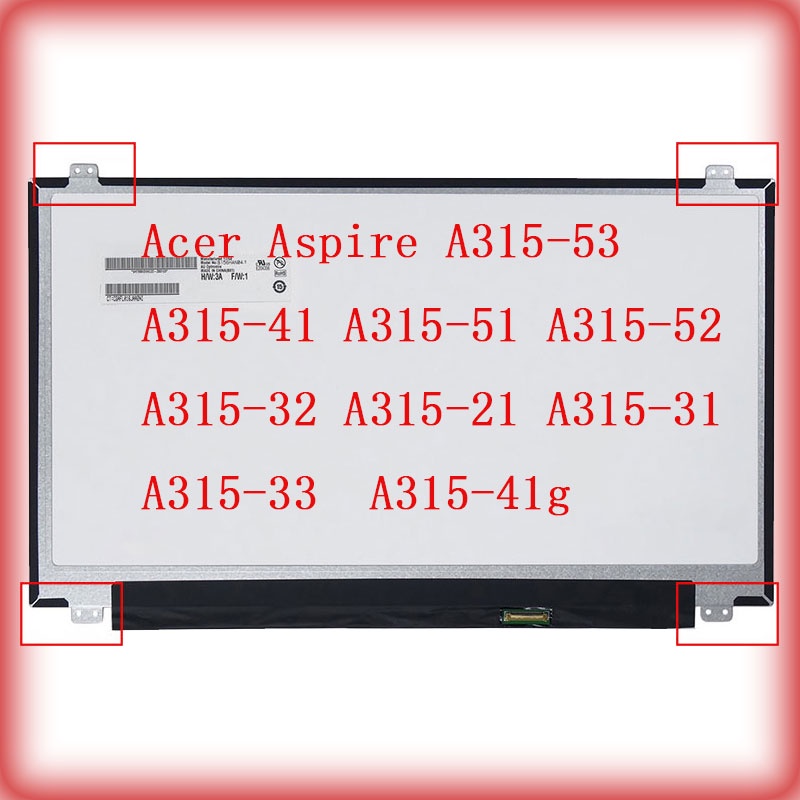 15.6吋ACER宏基aspire A315-53/41/51/52/32/21/31/33/41G 30針螢幕