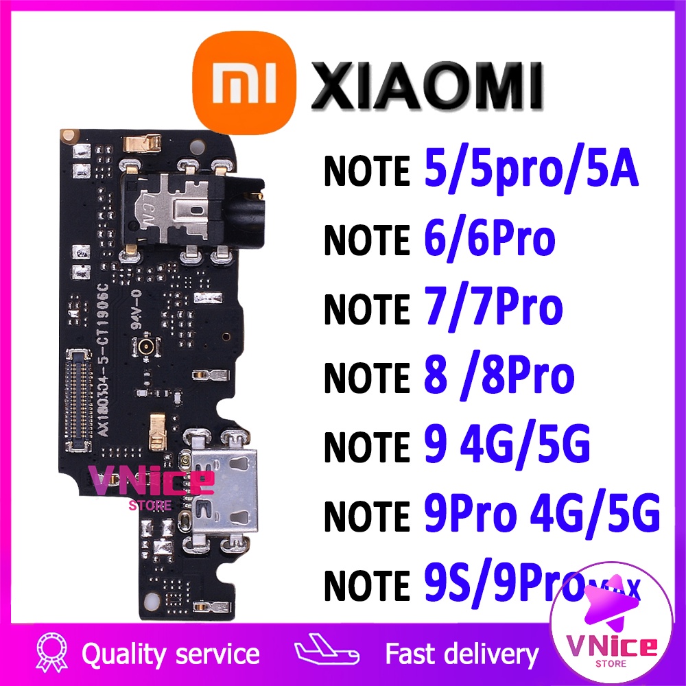 尾插 小板 用於 小米 Xiaomi Redmi Note 5 6 7 8 9 A pro max維修 充電口 耳機孔