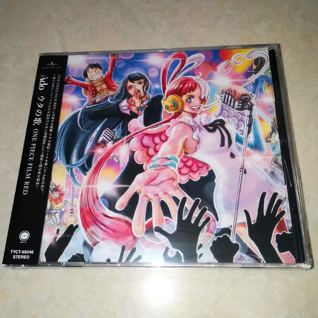 【快速出貨】海賊王原聲碟 Ado ウタの歌 ONE PIECE FILM RED CD 全新原裝 現貨專輯