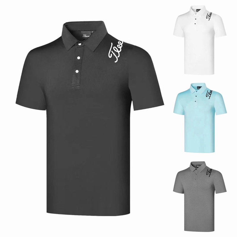 Titleist 新款高爾夫T恤夏季戶外運動休閒透氣排汗速乾Polo衫golf球衣