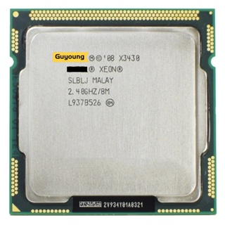 Yzx Xeon X3430 2.4 GHz 四核四線程 95W CPU 處理器 LGA 1156