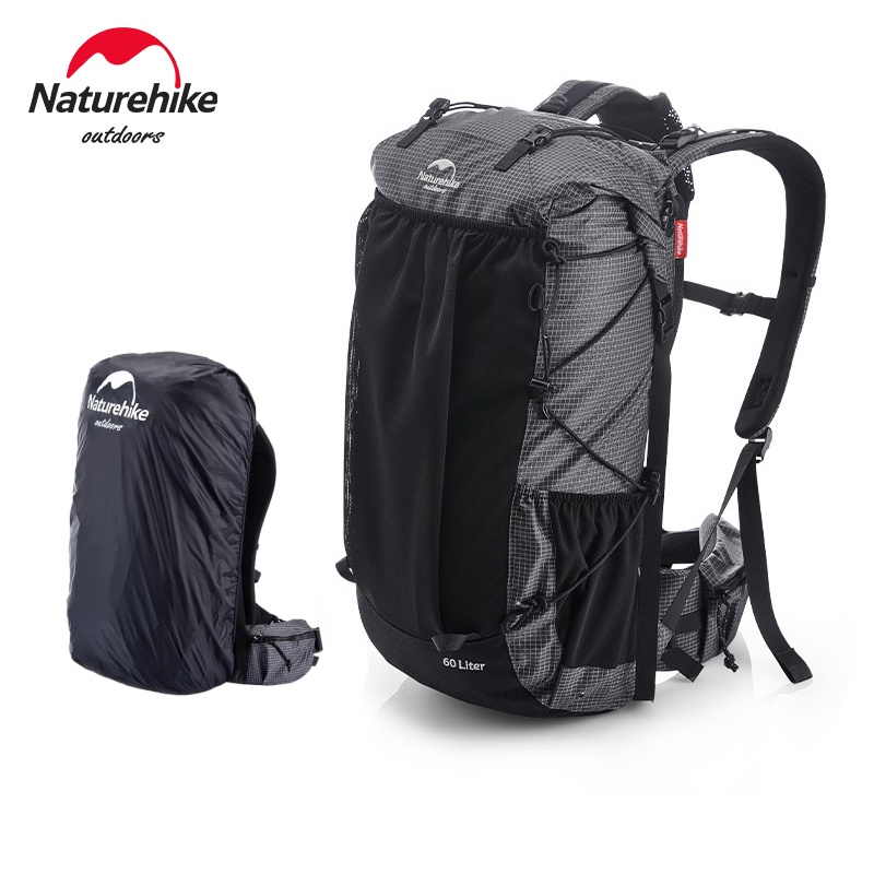 Naturehike徒步背包戶外運動包60+5l大容量人體工學設計背包野營旅行防水包包