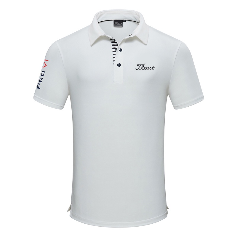 Titleist 高爾夫球服裝男戶外運動球服短袖golf衣服休閒上衣t恤polo衫