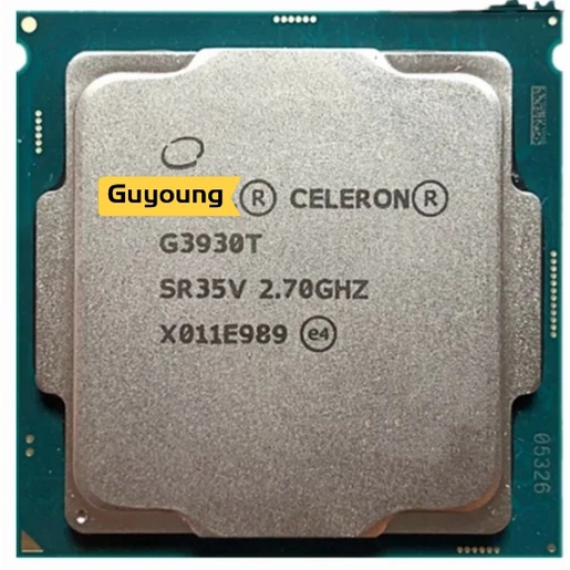 Yzx賽揚g3930t 2.7GHz雙核雙線程35W CPU處理器LGA 1151