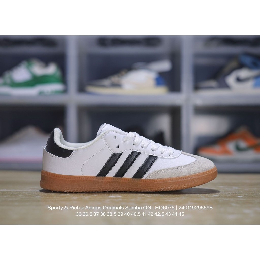 愛迪達 Sporty &amp; Rich x Adidas Samba OG 紳士足球鞋。