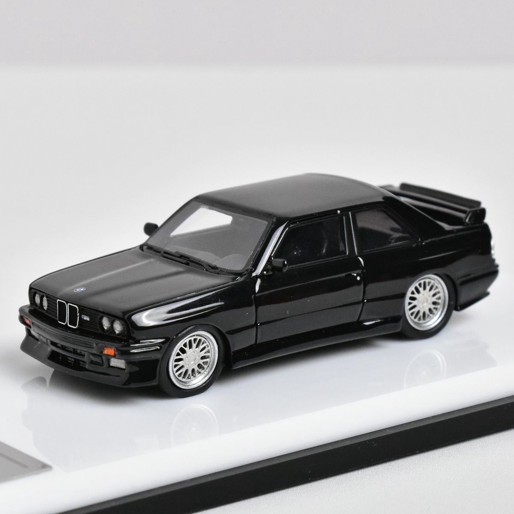 SM ScaleMini 1:64 寶馬M3 E30 收藏擺件 黑色 樹脂汽車模型