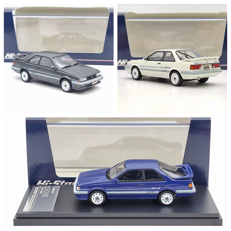 Hi Story 1/43 Subaru 斯巴魯 Leone RX II 1986仿真樹脂汽車模型