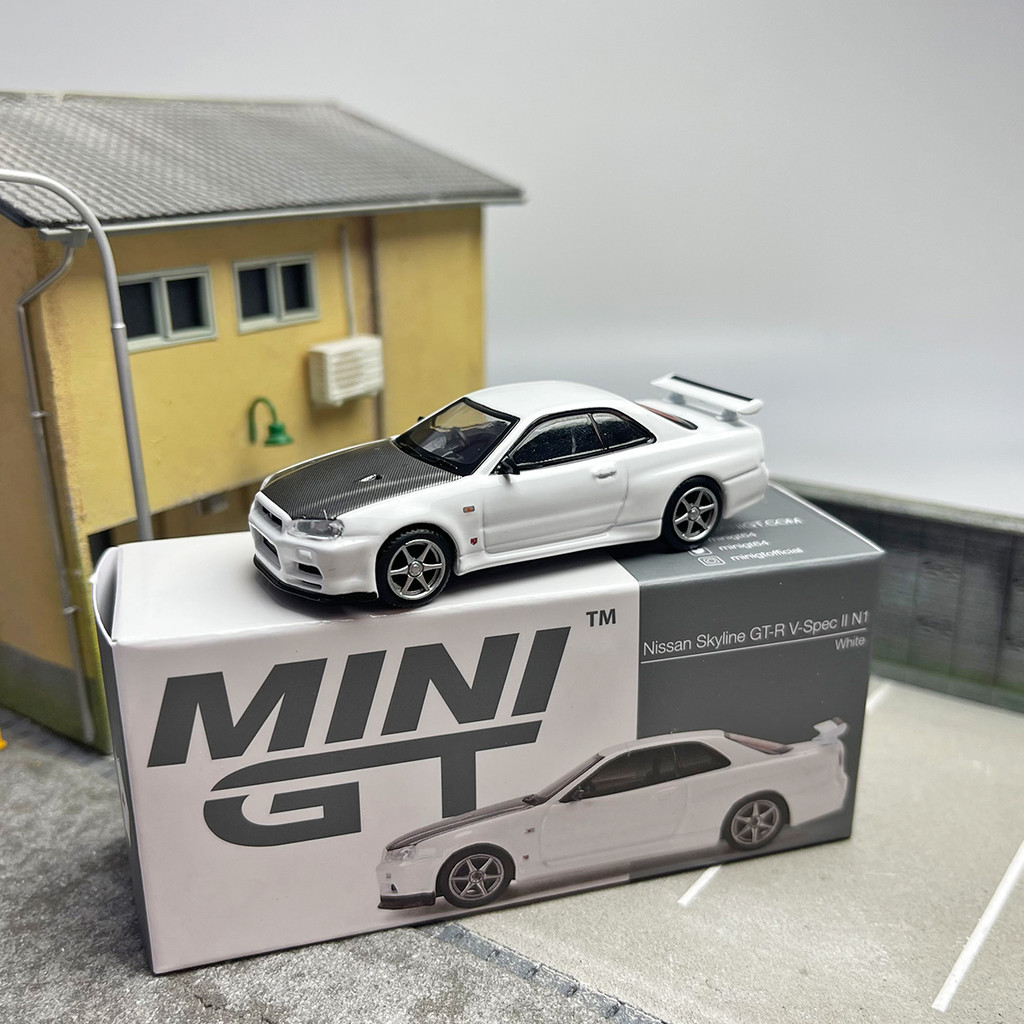 TSM miniGT 1:64 #501日產 Nissan Skyline GTR R34合金汽車模型