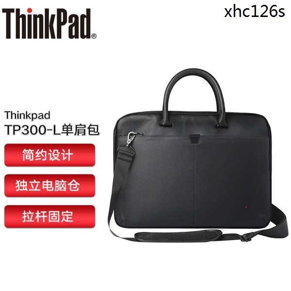 熱銷· 聯想T300電腦包14寸ThinkPad15寸筆記本TP300-L手提斜背包女商務黑色適用15.6寸男女包防水防