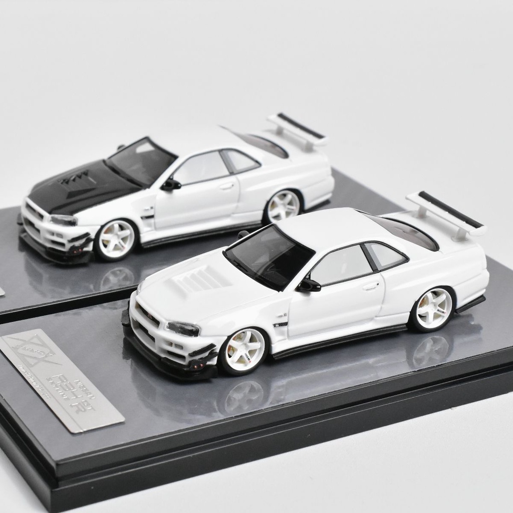 404 Error 1:64 日產 GTR R34 改裝訂製版 樹脂汽車模型 擺件藏品