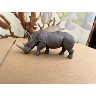 Safari 正品 白犀牛犀牛 野生動物模型 兒童玩具 270229