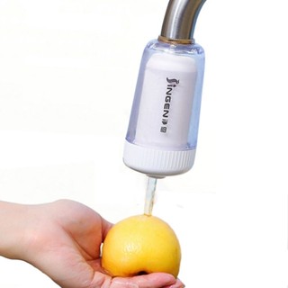 推薦8芯套餐水龍頭濾水器淨水器家用廚房自來水過濾器陶瓷濾芯小型淨水器便攜龍頭過濾器