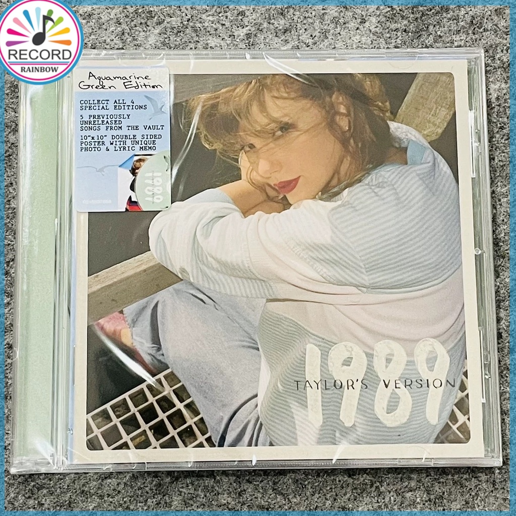 【贈鑰匙扣】泰勒絲 Taylor Swift 1989 CD+海報 Taylor's Version 綠色