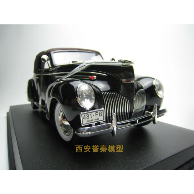 Signature 1/18 老爺車 1939林肯西風ZEPHTR敞篷跑車收藏合金汽車