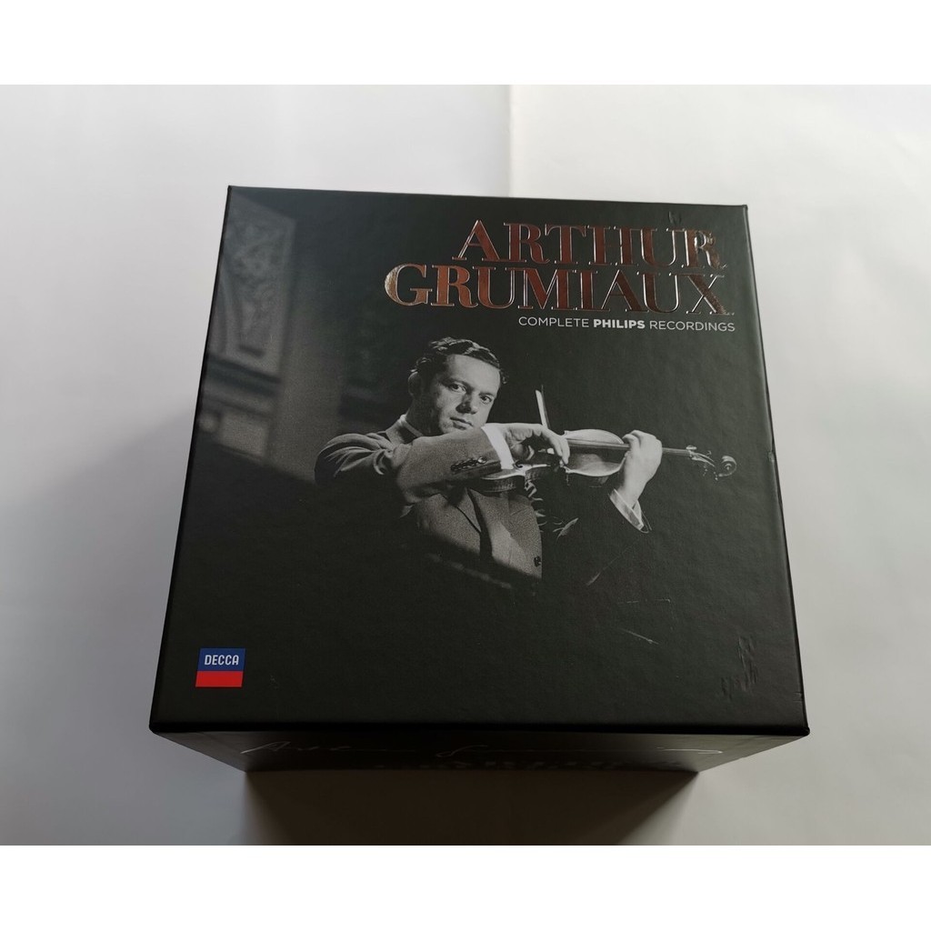 【現貨】小提琴大師 格魯米歐 ARTHUR GRUMIAUX 飛利浦錄音全集 74CD 全新密封未拆
