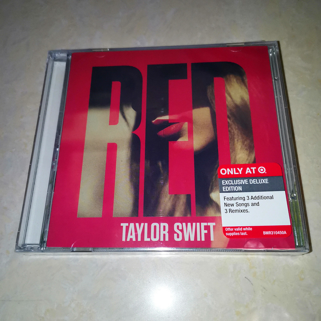 【全新】Taylor Swift Red Target 豪華版 2CD 密封包裝 XH
