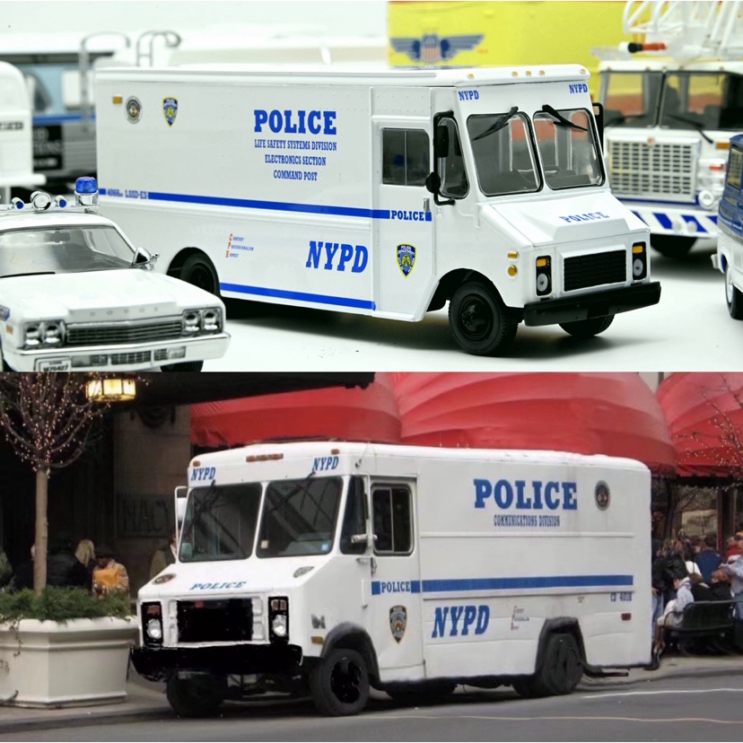 Greenlight 綠光美國警車 Olsen Grumman NYPD廂式 1:43 紐約警察