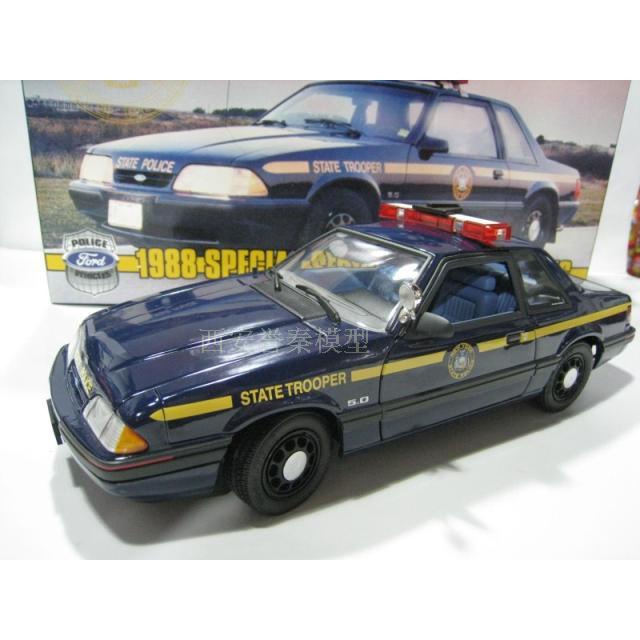 GMP1/18 1988SPECIAL SERVICE FORD MUSTANG福特野馬警車合金模型