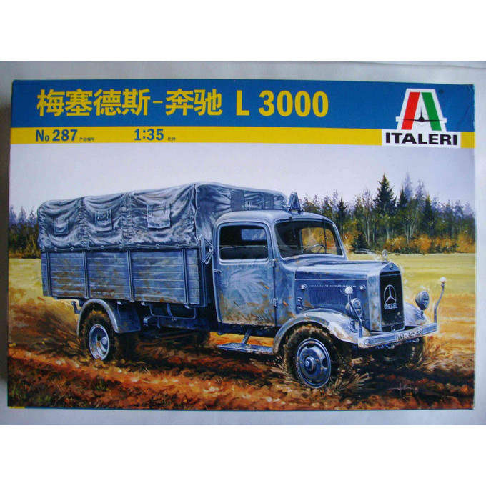 全新義大利伊達雷利1/35梅塞德斯-賓士L3000卡車287拼裝模型