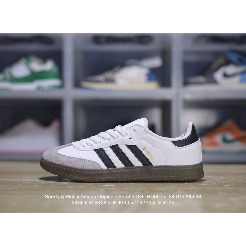 愛迪達 Sporty &amp; Rich x Adidas Samba OG 紳士足球鞋。