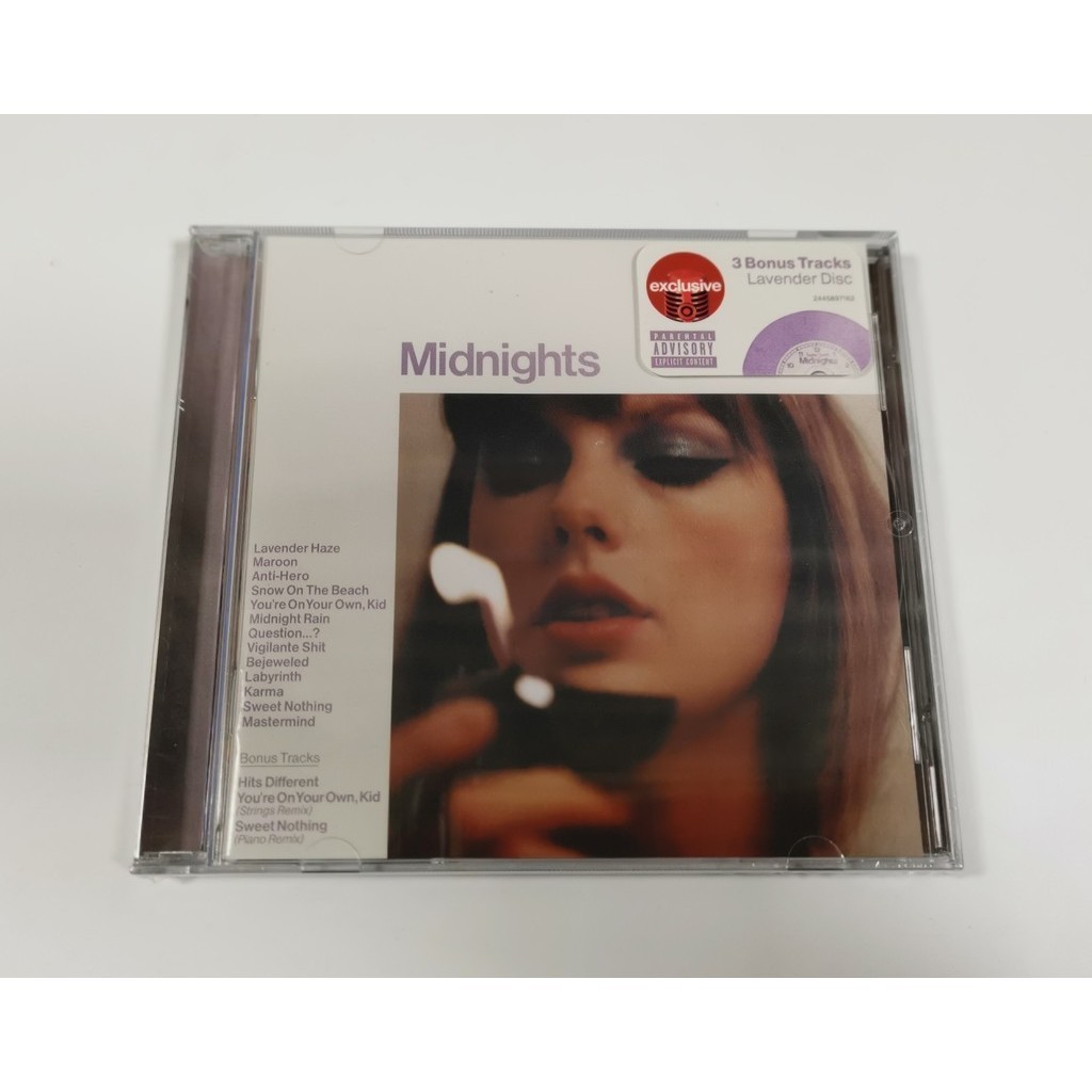 【現貨】泰勒絲 泰勒斯威夫特 Taylor Swift Midnights (豪華版紅) CD 全新密封未拆