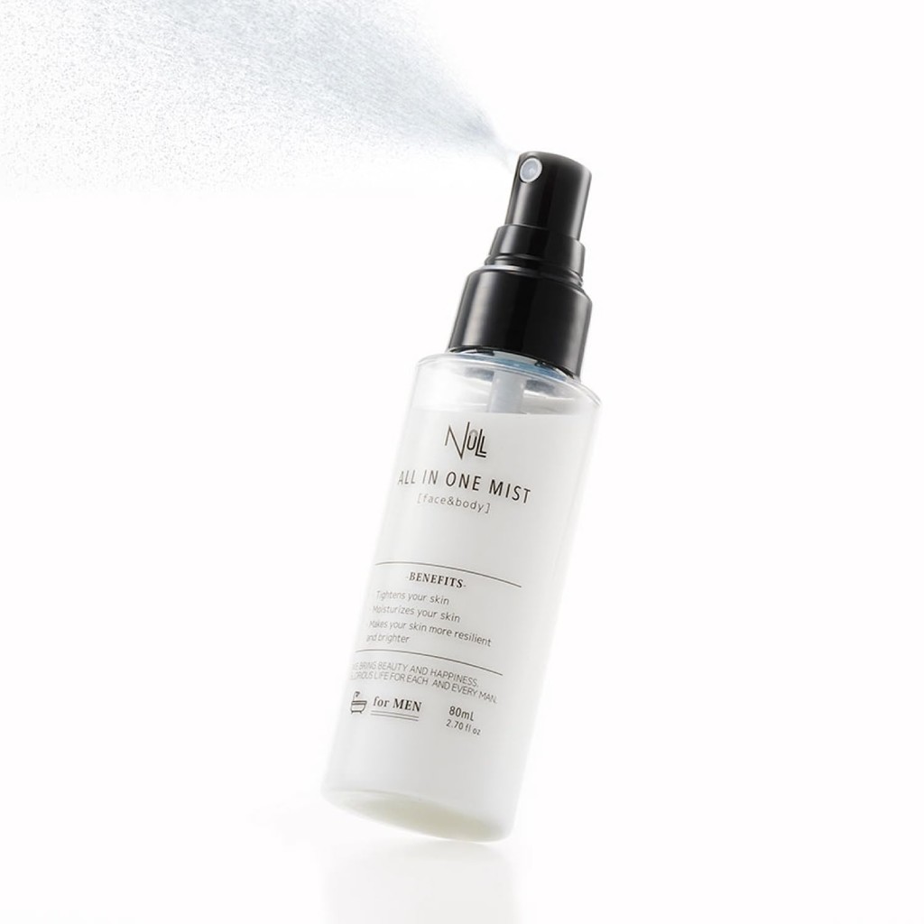 NULL 男士全能喷雾型保湿化妆水 80mL（约可用80天）【日本直送】