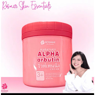 Rosmar Skin kagayaku Alpha Arbutin Cream + Whitening Cream.