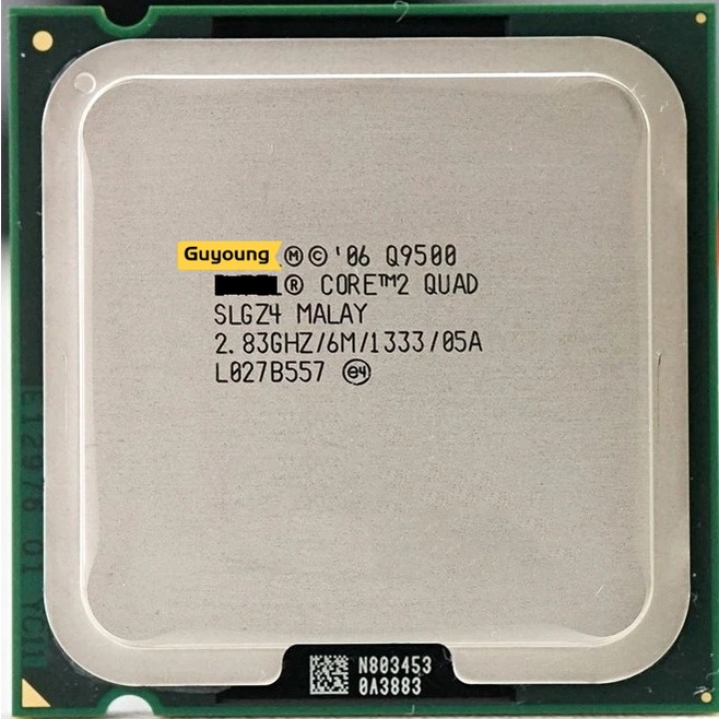 Yzx Core2 Quad Q9500 CPU 2.83G LGA775 6MB 緩存四核 FSB1333 45nm