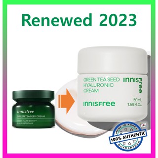 綠茶籽透明質酸霜/innisfree Green Tea Seed Hyaluronic Cream (2023 AD)