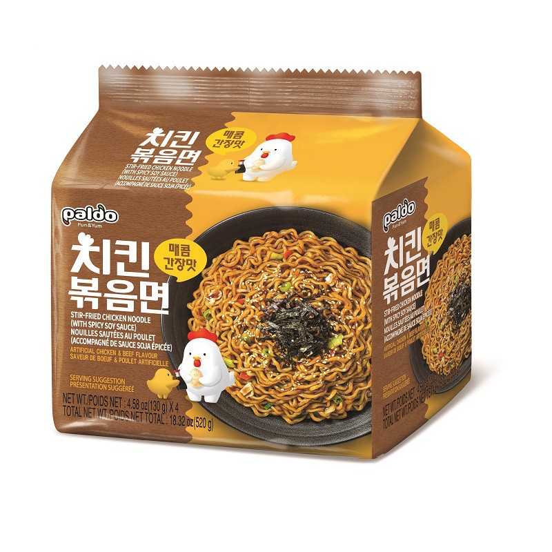 韓國 八道 Paldo 鐵板辣雞炒麵 醬油風味 單包/袋裝【零食圈】泡麵