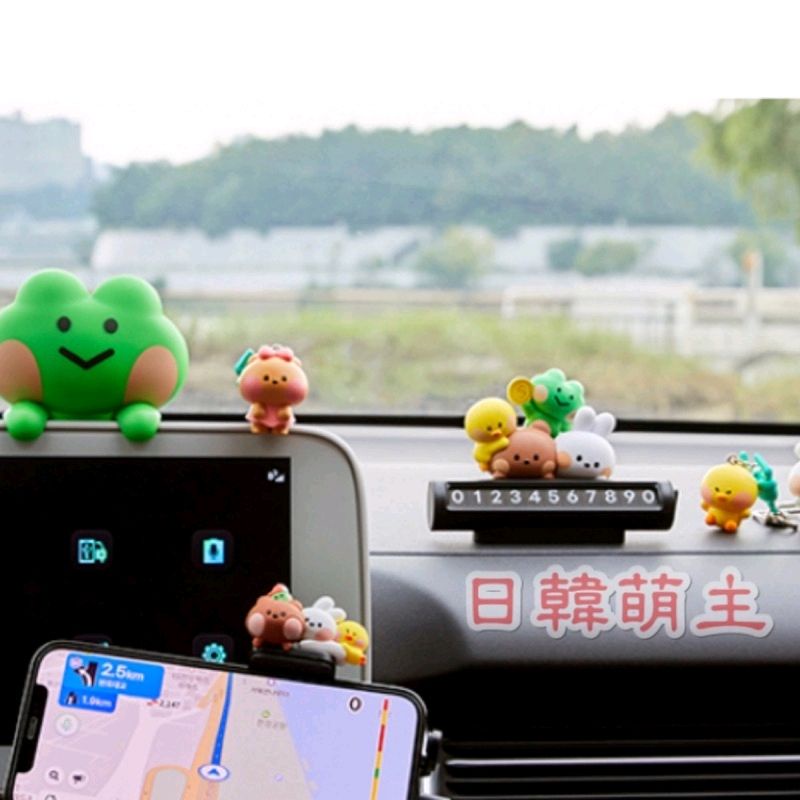 《現貨》Line Friends Minini車用停車牌 手機座