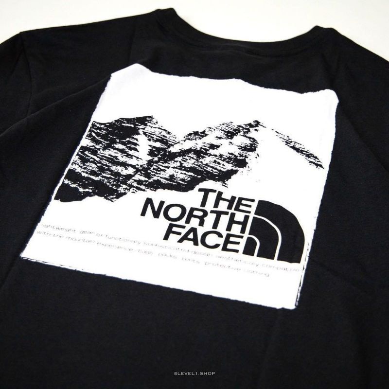 The North Face Mountain Graphic Tee 歐線 二手 限定款 北臉 雪山 短袖 TNF