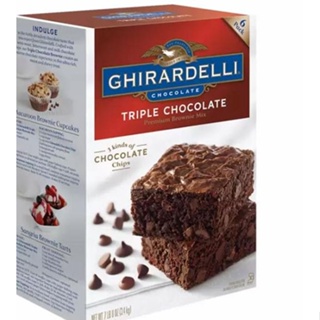 Ghirardelli Triple 巧克力布朗尼預拌粉 3.4 公斤 3組 W847909 COSCO代購