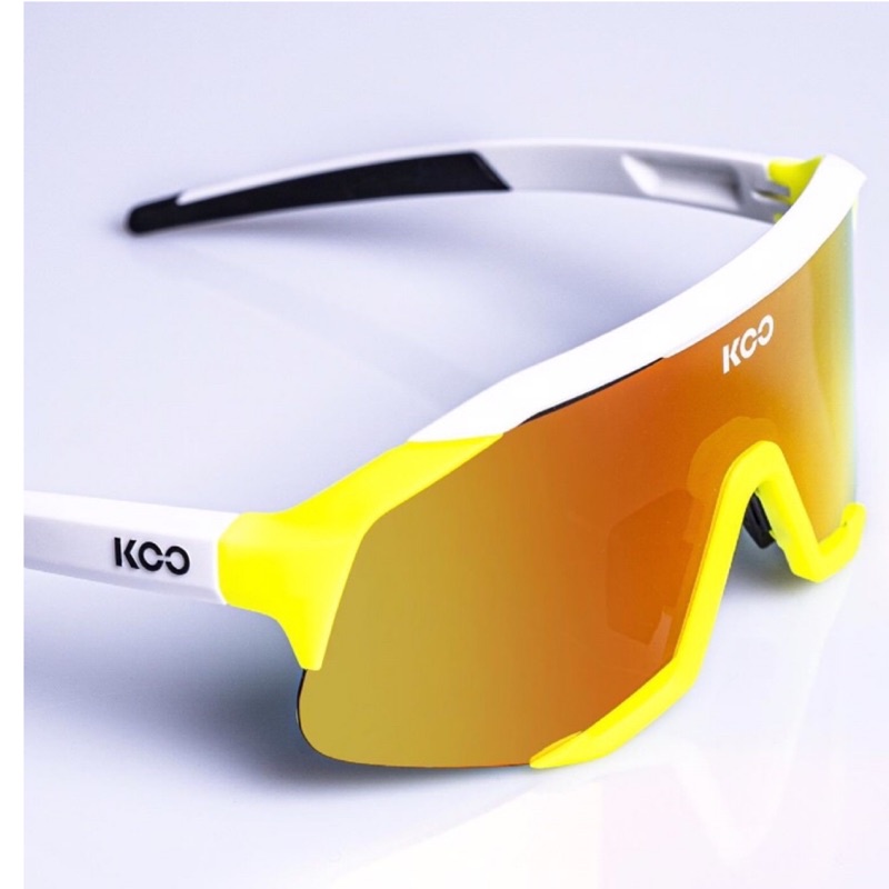 義大利製 KOO Demos Sunglasses (Yellow Fluo/White)