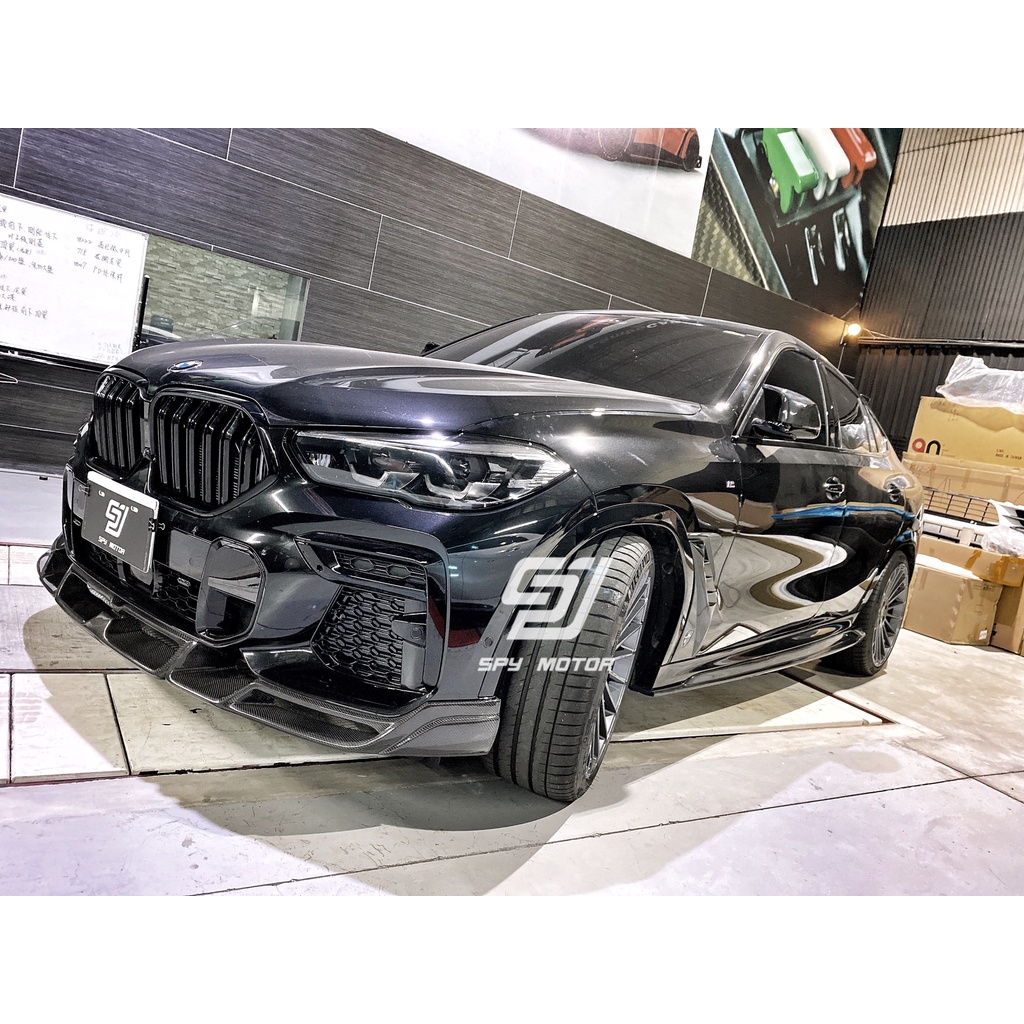 【SPY MOTOR】BMW G06 X6 碳纖維前下巴