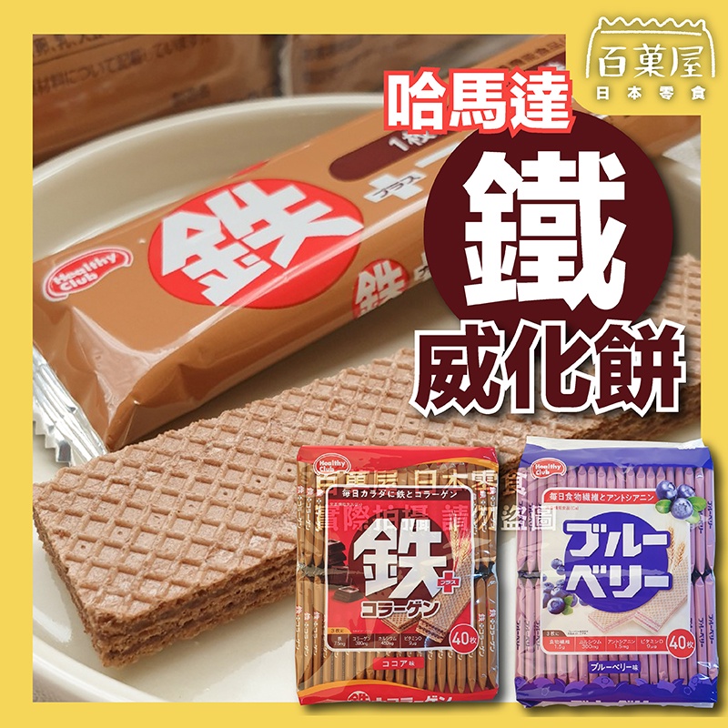 日本 Hamada 哈馬達 哈瑪達 夾心餅乾 威化餅 加鐵 鐵威化餅 巧克力夾心 巧克力餅乾 藍莓夾心 日本零食 免運